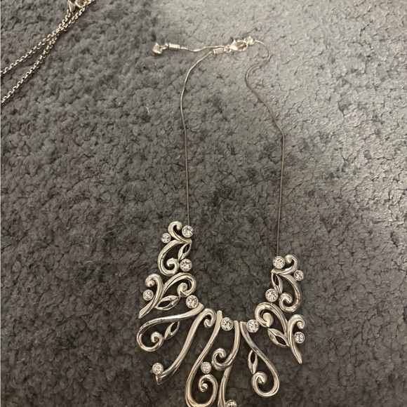 Brighton Jewelry - Brighton Elegant Silver Swirl Necklace